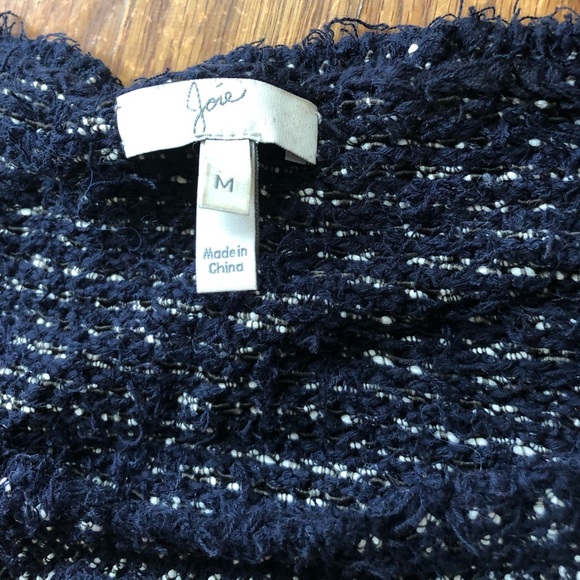 Joie Blue Fringe Sweater - Picture 5 of 5